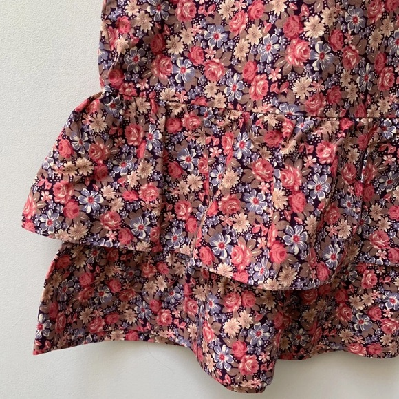 Vintage M&S St Michael Maxi Skirt fits UK 12 Ditzy floral - Picture 3 of 12